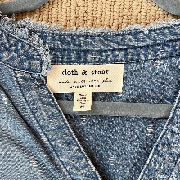 ANTHROPOLOGIE soft jean dress - Picture 2 of 3